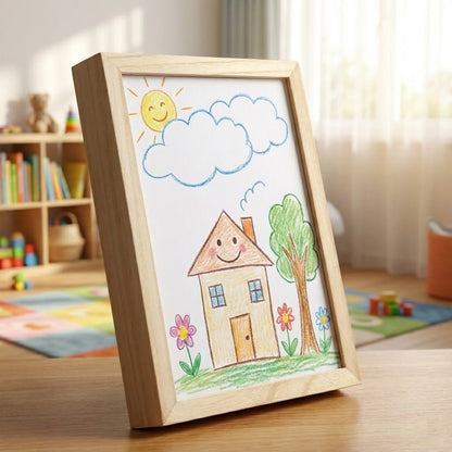 ARTWOOD – Zeichenrahmen aus Holz für Kinder mit integriertem Stauraum 3