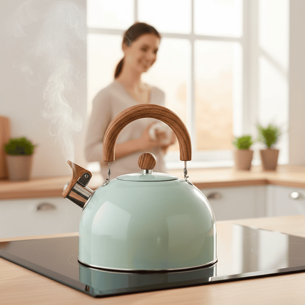 BOILVIA – 3-Liter-Wasserkocher aus Edelstahl mit komfortablem Griff 1