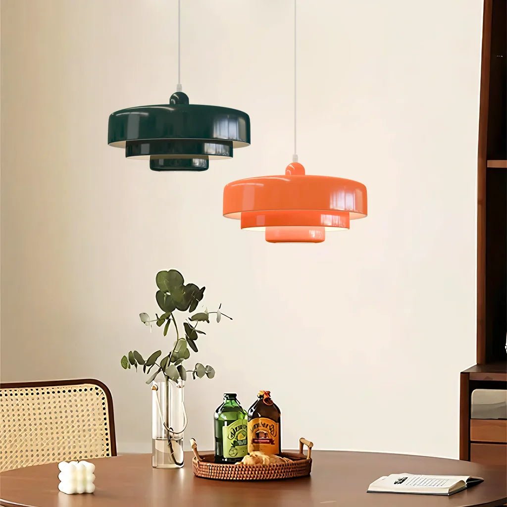 TRILORA – Elegant three-level pendant light in macaron colors