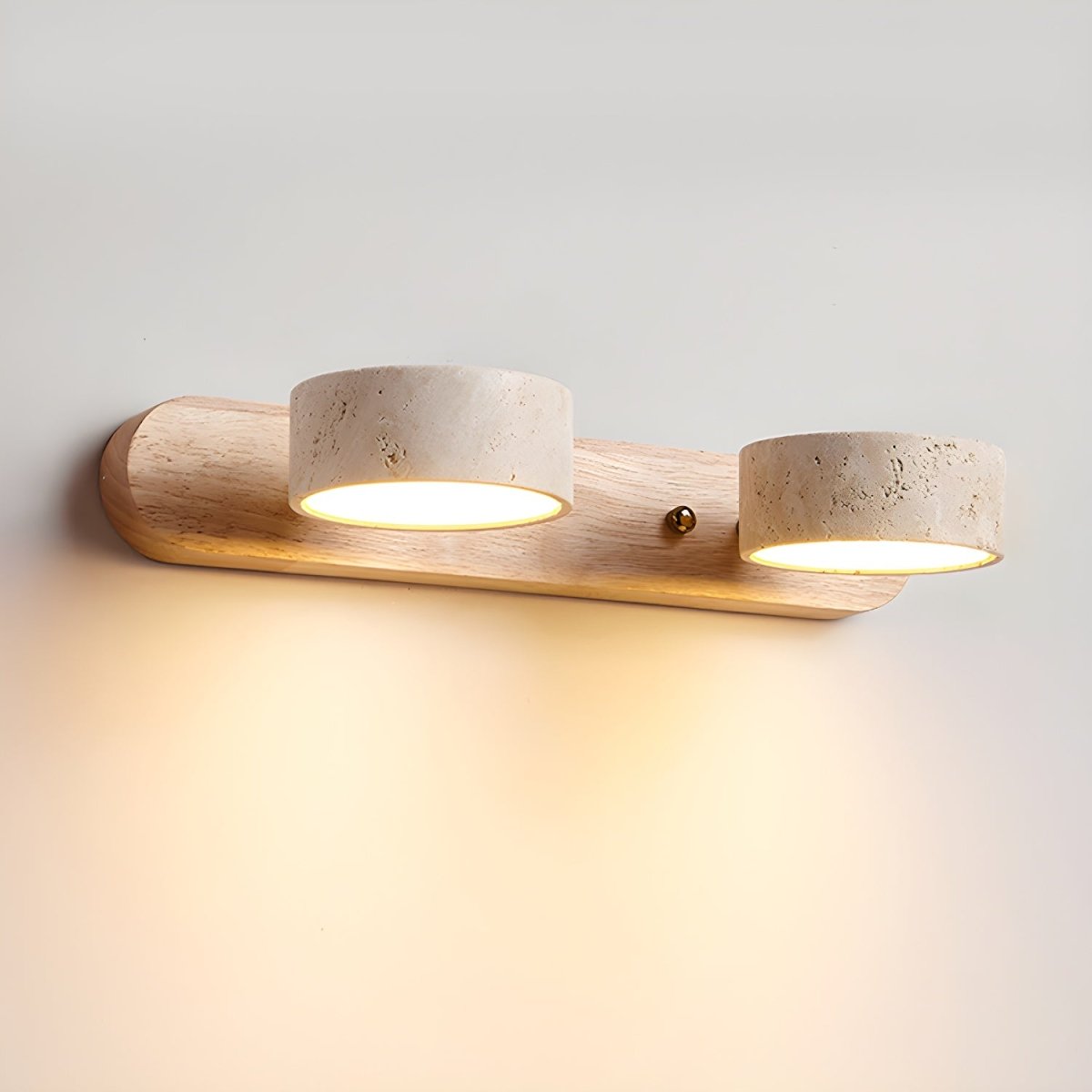 CAVÉRA – LED-Wandleuchte aus Travertin für architektonischen Luxus 11