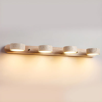 CAVÉRA – LED-Wandleuchte aus Travertin für architektonischen Luxus 12