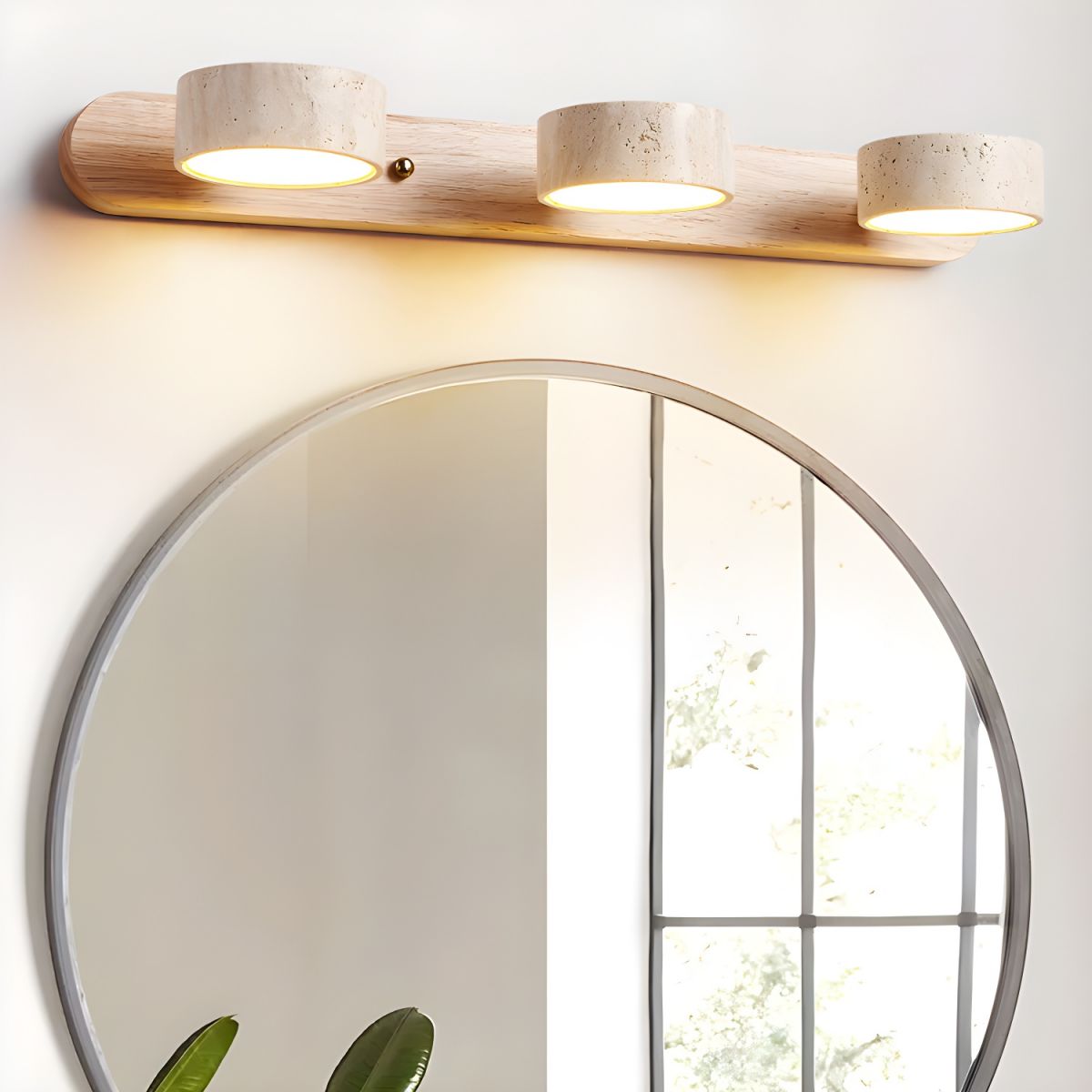 CAVÉRA – LED-Wandleuchte aus Travertin für architektonischen Luxus 4