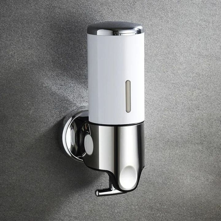 CLEANMOUNT – Hochwertiger, wandmontierter Seifenspender mit elegantem Edelstahl-Design 22