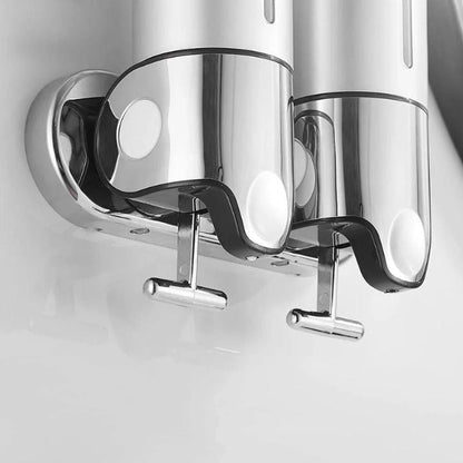 CLEANMOUNT – Hochwertiger, wandmontierter Seifenspender mit elegantem Edelstahl-Design 6