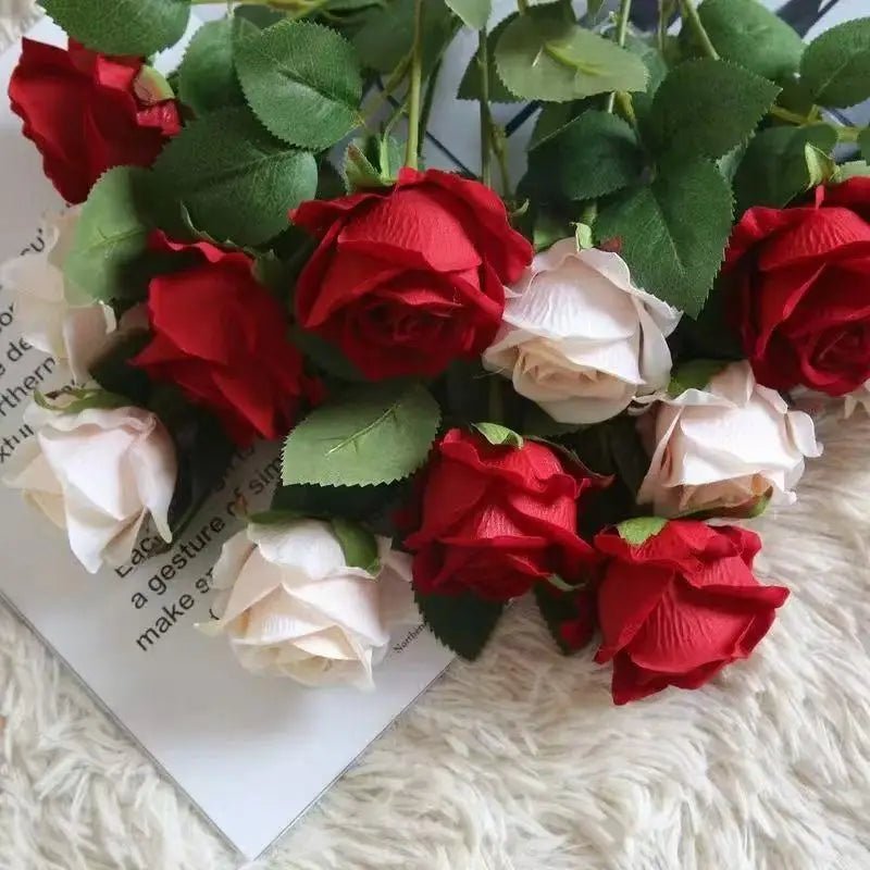DECOROSE – Elegante künstliche Samtrosen für die Inneneinrichtung 2