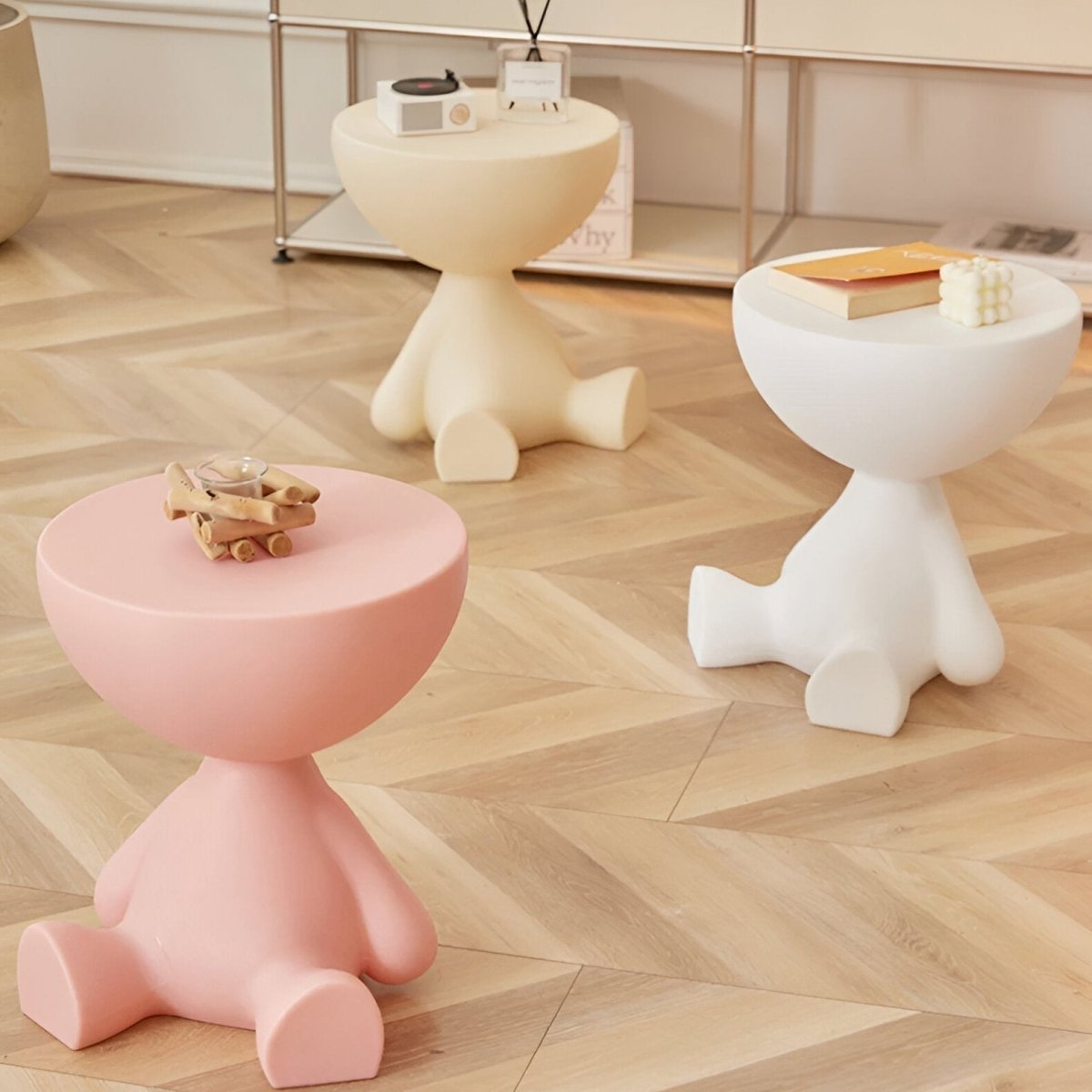 Eleganter Runder Couchtisch - Zeitloses Design für Wohnzimmertisch und Beistelltisch 5