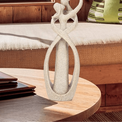 ETERNAL EMBRACE - Abstract sculpture as a symbol of timeless love