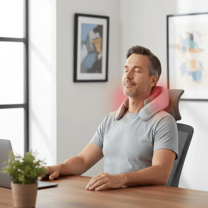 TRAPESHIELD – Electric Shiatsu Neck & Trapezius Muscle Massager for Deep Pressure