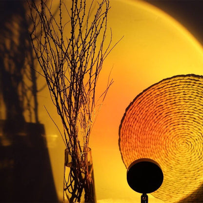 GOLDEN GLOW - Sunset lamp for atmospheric indoor lighting