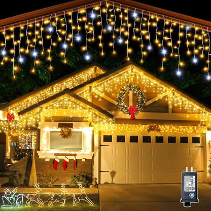 LUMICURTAIN – LED-Gartenbeleuchtungsvorhänge für Eleganz und Ambiente im Freien 0