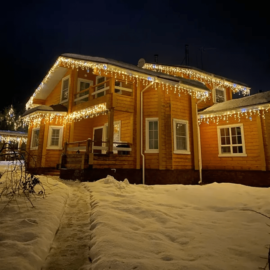 LUMICURTAIN – LED-Gartenbeleuchtungsvorhänge für Eleganz und Ambiente im Freien 3