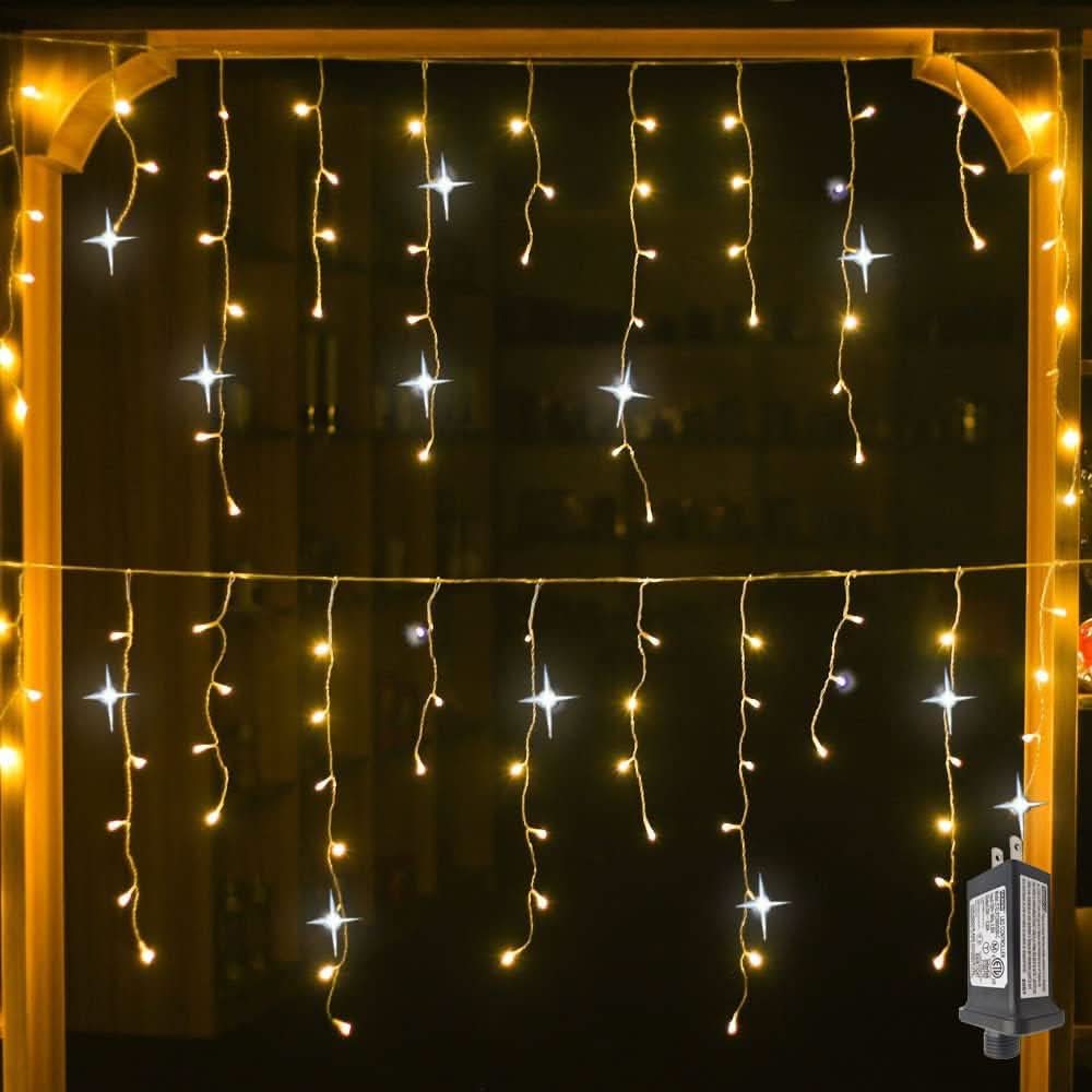 LUMICURTAIN – LED-Gartenbeleuchtungsvorhänge für Eleganz und Ambiente im Freien 4