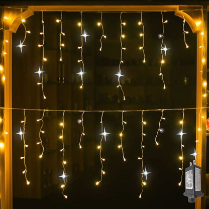 LUMICURTAIN – LED-Gartenbeleuchtungsvorhänge für Eleganz und Ambiente im Freien 4