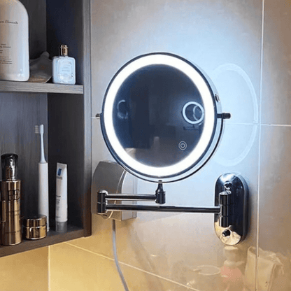 LUMIVIEW – Wiederaufladbarer LED-Vergrößerungsspiegel mit Touch-Steuerung 7