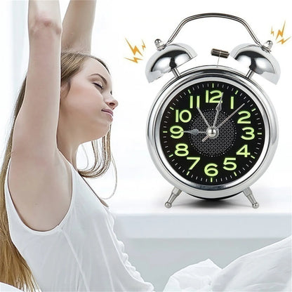 LOUDLUX – Extra loud retro double bell alarm clock for heavy sleepers