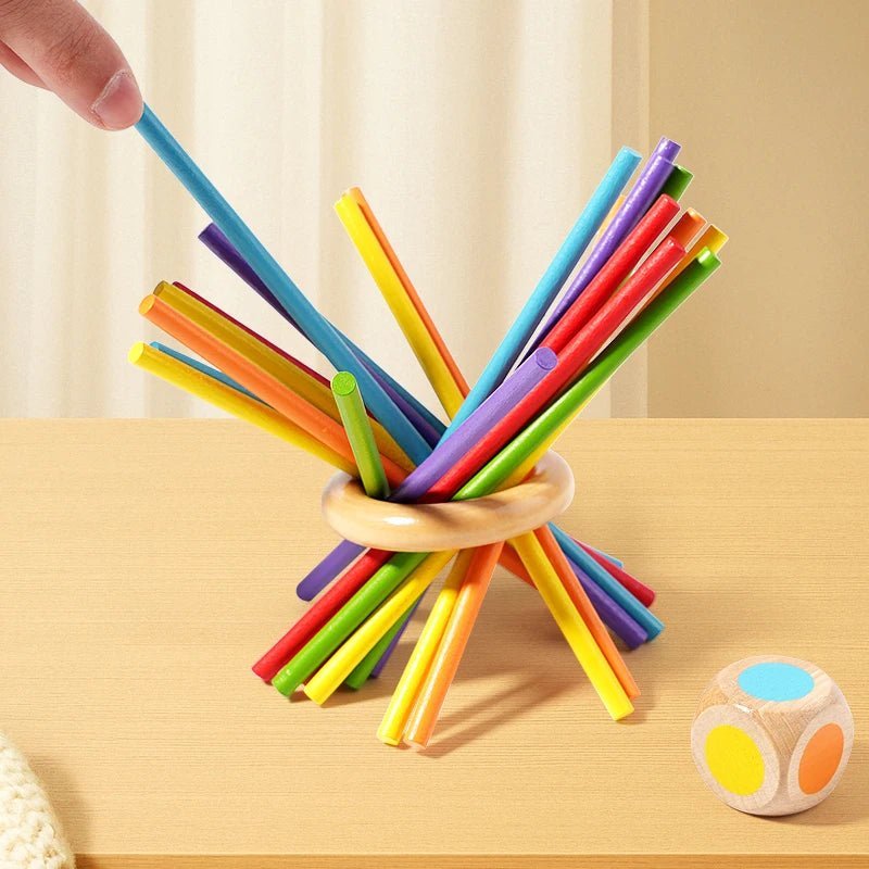 MATHWOOD – Montessori-Zählstäbchen-Set für kognitives Wachstum und Koordination 1