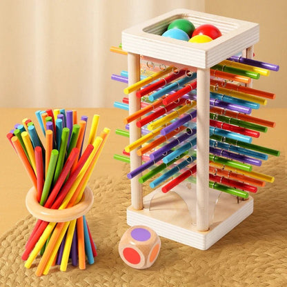 MATHWOOD – Montessori-Zählstäbchen-Set für kognitives Wachstum und Koordination 2