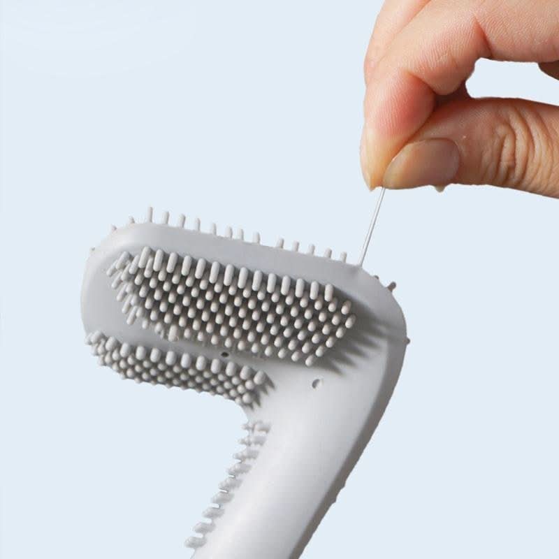 NEATFLOW – Dreieckige TPR-Toilettenbürste mit tropffreier Basis 2