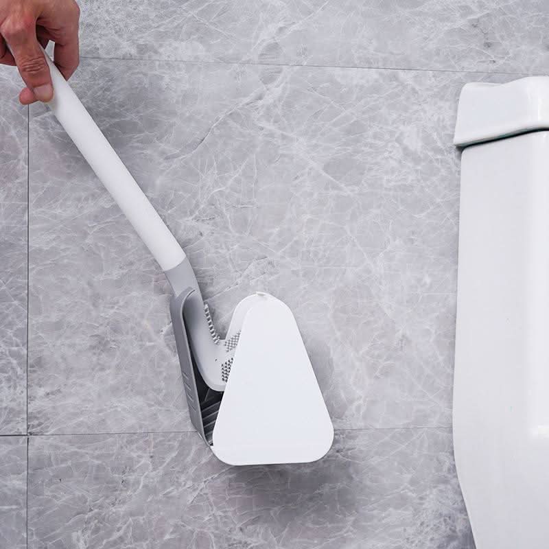 NEATFLOW – Dreieckige TPR-Toilettenbürste mit tropffreier Basis 5