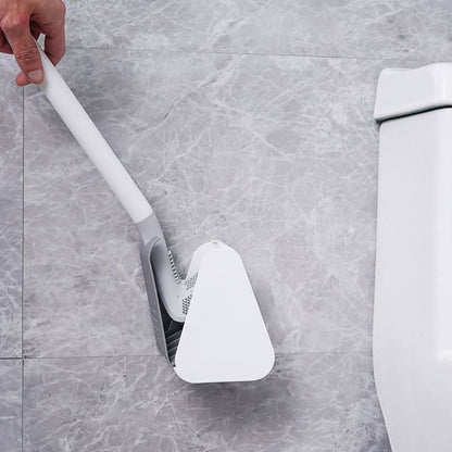 NEATFLOW – Dreieckige TPR-Toilettenbürste mit tropffreier Basis 5