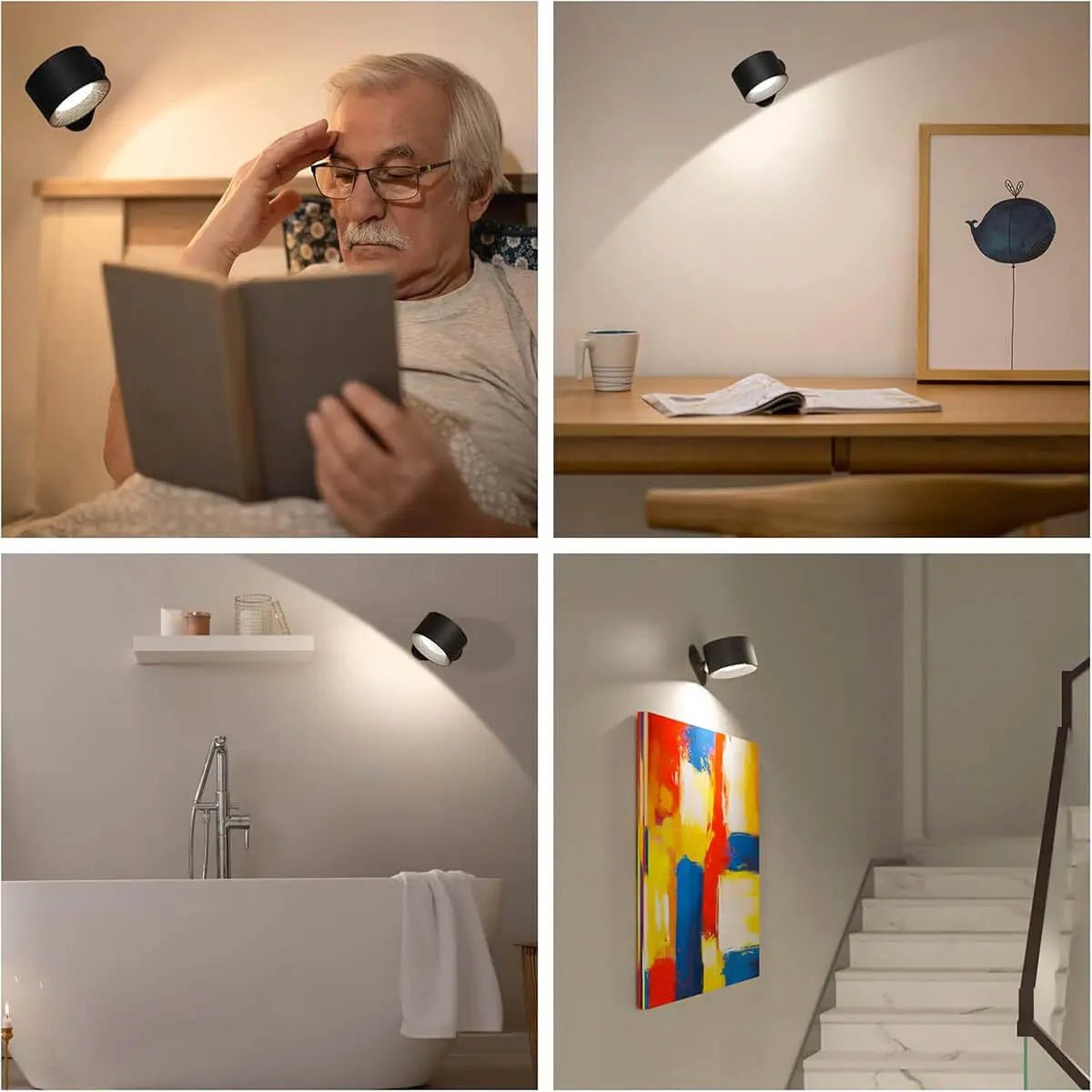 NORDLIGHT – Kabellose, wiederaufladbare Wandleuchte im nordischen Design 4
