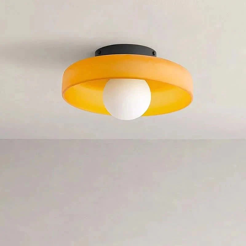 Nordische Eleganz - Die Glasglühendedecklampe für Ihr Zuhause-3