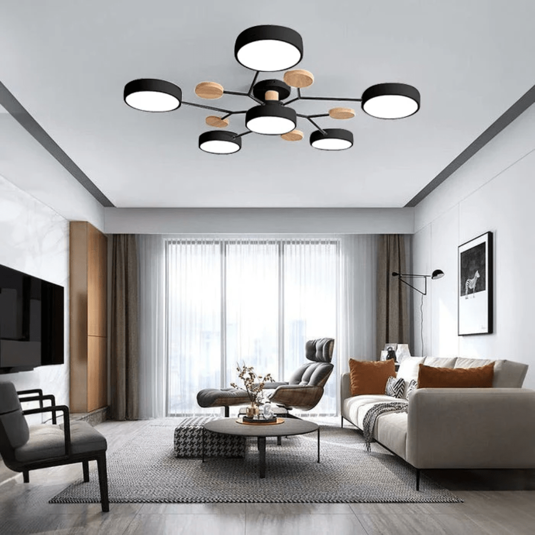 CEILUX – Modern round LED ceiling light with sleek minimalist design