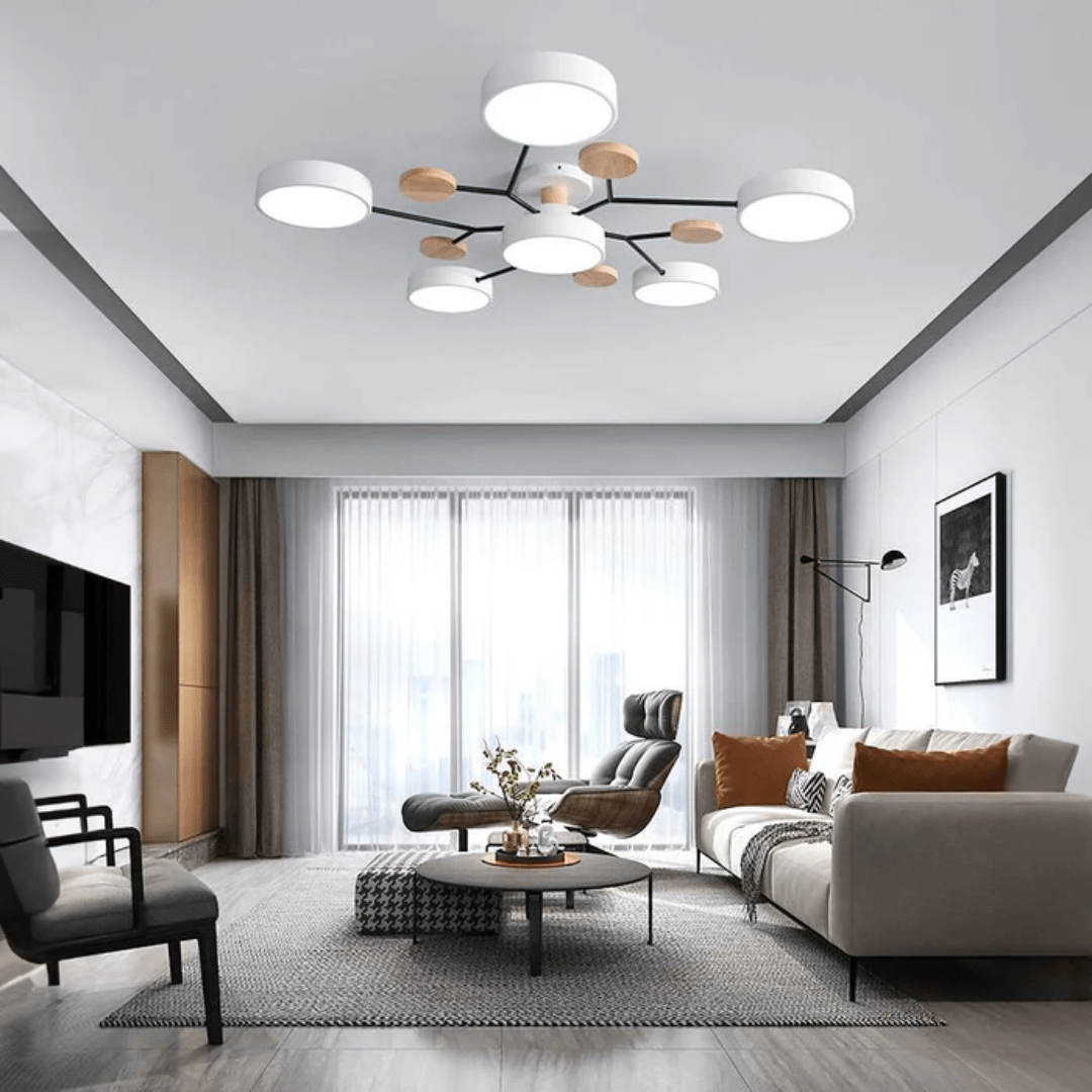 CEILUX – Modern round LED ceiling light with sleek minimalist design