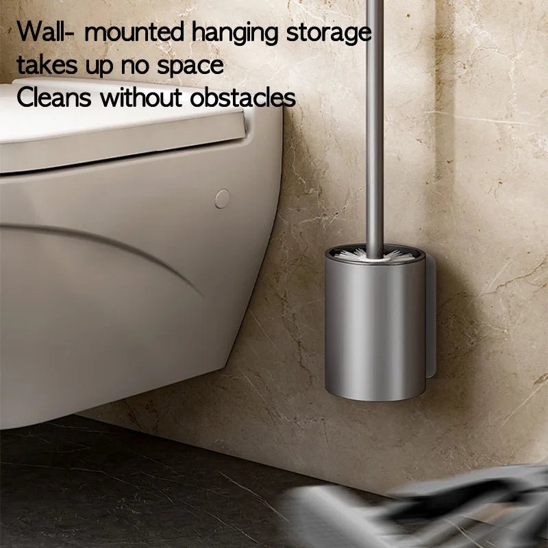 SLIMLOO – Platzsparendes Aluminium-Toilettenbürsten-Set für moderne Badezimmer 5