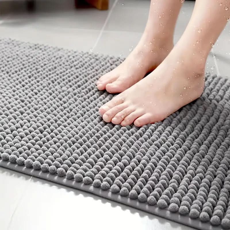SOFTDRY – Chenille-Mikrofaser-Badematte mit rutschfester Unterseite 3