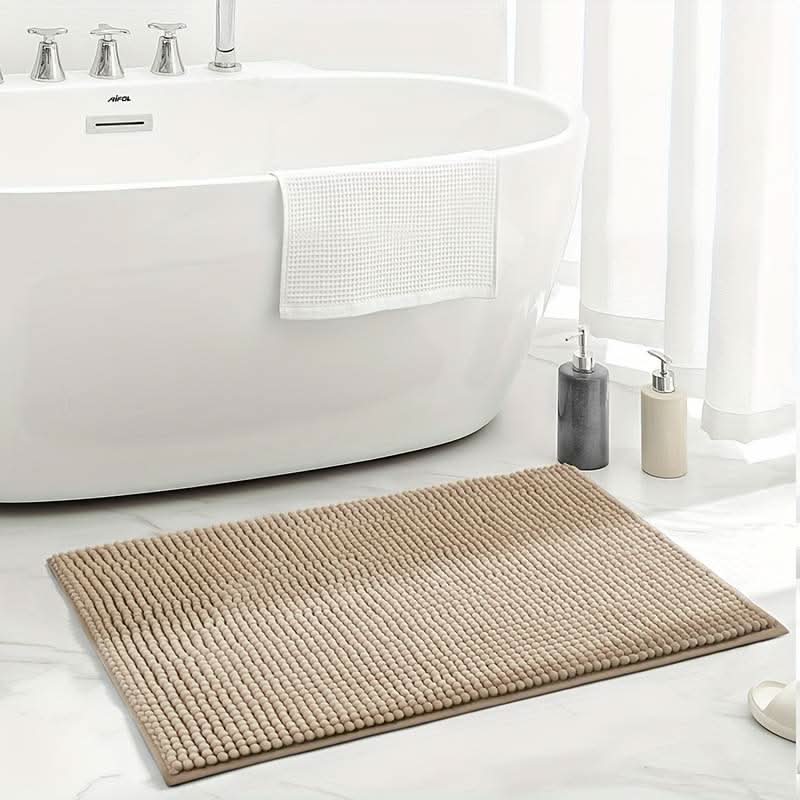 SOFTDRY – Chenille-Mikrofaser-Badematte mit rutschfester Unterseite 4