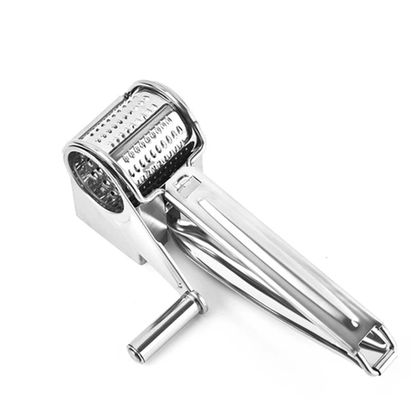 SPIN CHOP – Premium-Käsereibe mit Rotationsfunktion und mehreren Edelstahltrommeln 8