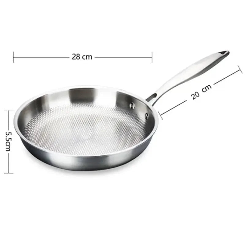 STEELWOK – Bratpfanne aus Edelstahl 304 für Gas- und Induktionsherde 3