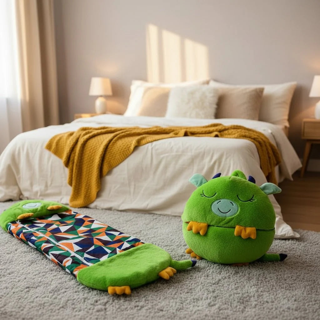 MAGICALCUDDLE – 2-in-1 Cuddle Toy Sleeping Bag for Kids