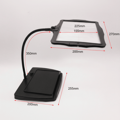HANDWERK LUX – Table magnifier with LED for precise work and clear details