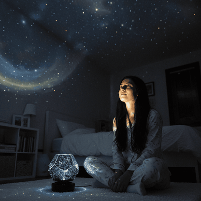 StellarLight Galaxie-Projektor | Sternenhimmel-Lampe | Einstellbare Ambientebeleuchtung | Entspannendes Nachtlicht fürs Schlafzimmer 5