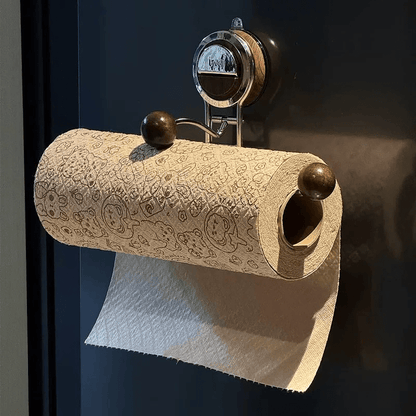 TISSUE TUG – Starker Halt, bohrfreier Halter für große Toilettenpapierrollen 5