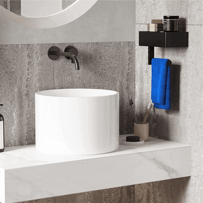 StahlDeluxe Toilet Paper Holder - Stainless steel with multifunctional storage compartment for your bathroom