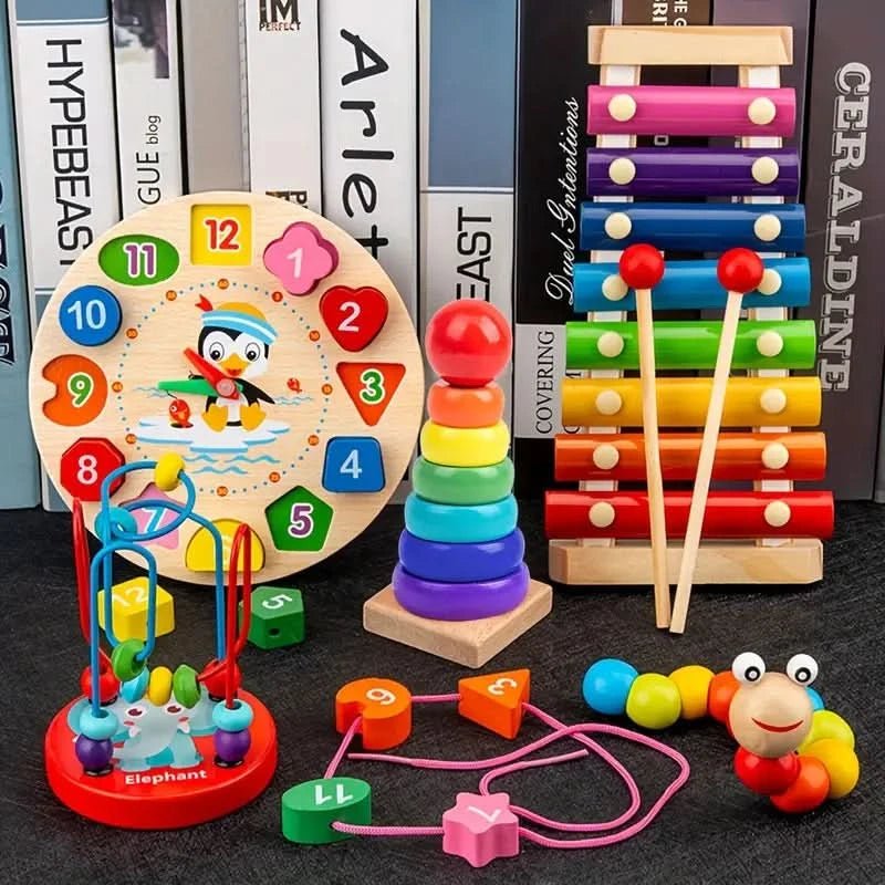 5-in-1 Montessori Play-Set für Kinder-Z-Entdeckung kreatives Spielevergnügen-1