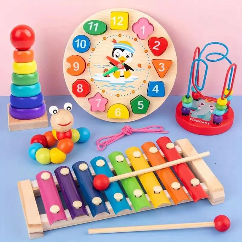 5-in-1 Montessori Play-Set für Kinder-Z-Entdeckung kreatives Spielevergnügen-3