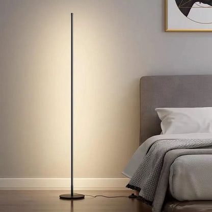 Stehlampe Schwarz 140 cm Led Metall Glas Warmweiß 20W für Wohnzimmer-5
