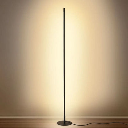 Stehlampe Schwarz 140 cm Led Metall Glas Warmweiß 20W für Wohnzimmer-3